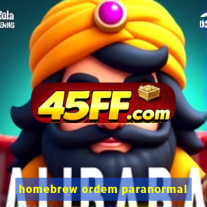 homebrew ordem paranormal